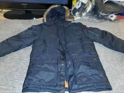 RFT by Rainforest Men's Sport Cire Parka with Removable Hood XL