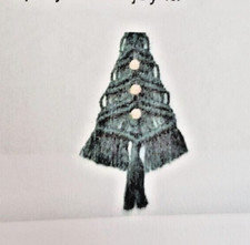 Macrame Christmas Tree Pattern Kit New Makes a Set of 3