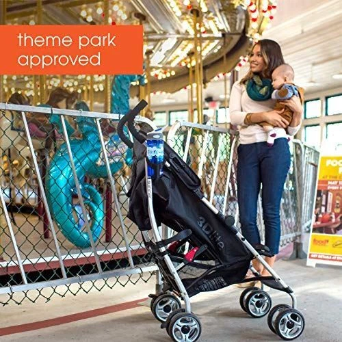 Summer 3Dlite Convenience Stroller, Jet Black - Lightweight Stroller with Alumin - Image 3 of 4