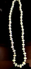 VINTAGE MINT GREEN LUSTRE BEADED NECKLACE MADE IN HONG KONG — photo 3
