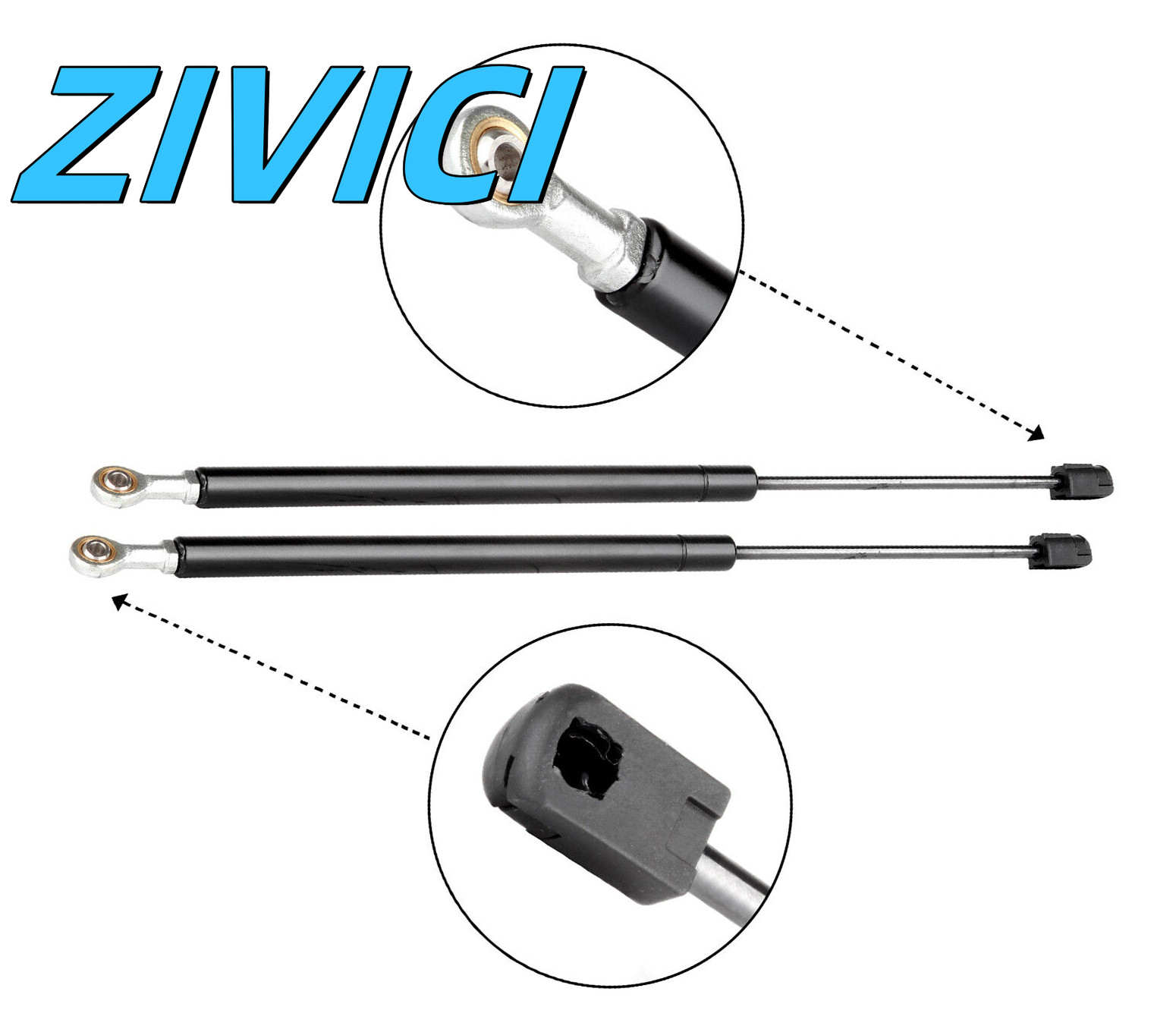 For Ford Explorer 1991-2001 Rear Window Glass Lift Supports Gas Struts 2PCS