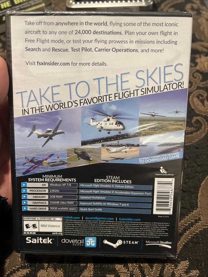 Microsoft Flight Simulator X: Steam Edition for PC Windows XP/7/8 Downloadable - Image 2 of 2