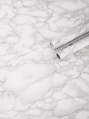 ART3D 17.3'' X 120'' (PACK OF 1) WALL PANEL MARBLE W20039-3 - WHITE