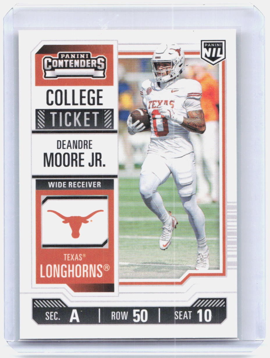2025 Panini NIL Texas Longhorns #6 DeAndre Moore Jr.