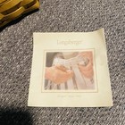 Longaberger  7-1/2" Square Handle Basket with Liner and Protector 2003 Signed — photo 9