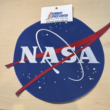 NASA Kennedy Space Center Souvenir Space Emblem Large Made in USA 11 Inches RARE