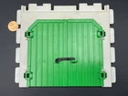 Playmobil Part - Medieval Farm Castle House Wall Green Barn Door w/ Latch VTG