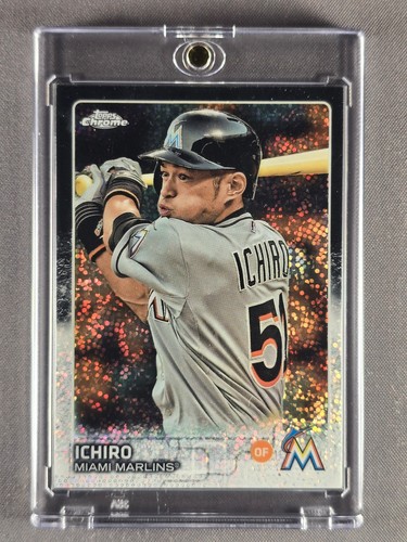 Ichiro [Black] #US396 2015 Topps Chrome Update card