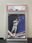 2017 Topps Aaron Judge Catching Rookie RC PSA 8 NM-MT New York Yankees MLB #287