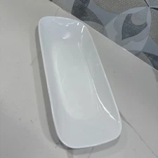 RARE Corelle "Winter Frost" Rectangular Appetizer Tray Snack/Sushi Serving Plate