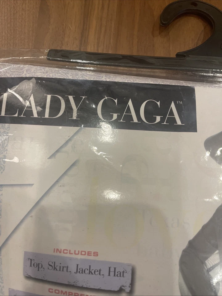 Lady Gaga Grammys Halloween Costume Size Extra Small Size 2-6 Official Licensed - Image 3 of 4