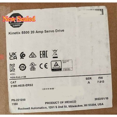 New Sealed 2198-H025-ERS2 Servo Drive Factory Sealed US Free Tax