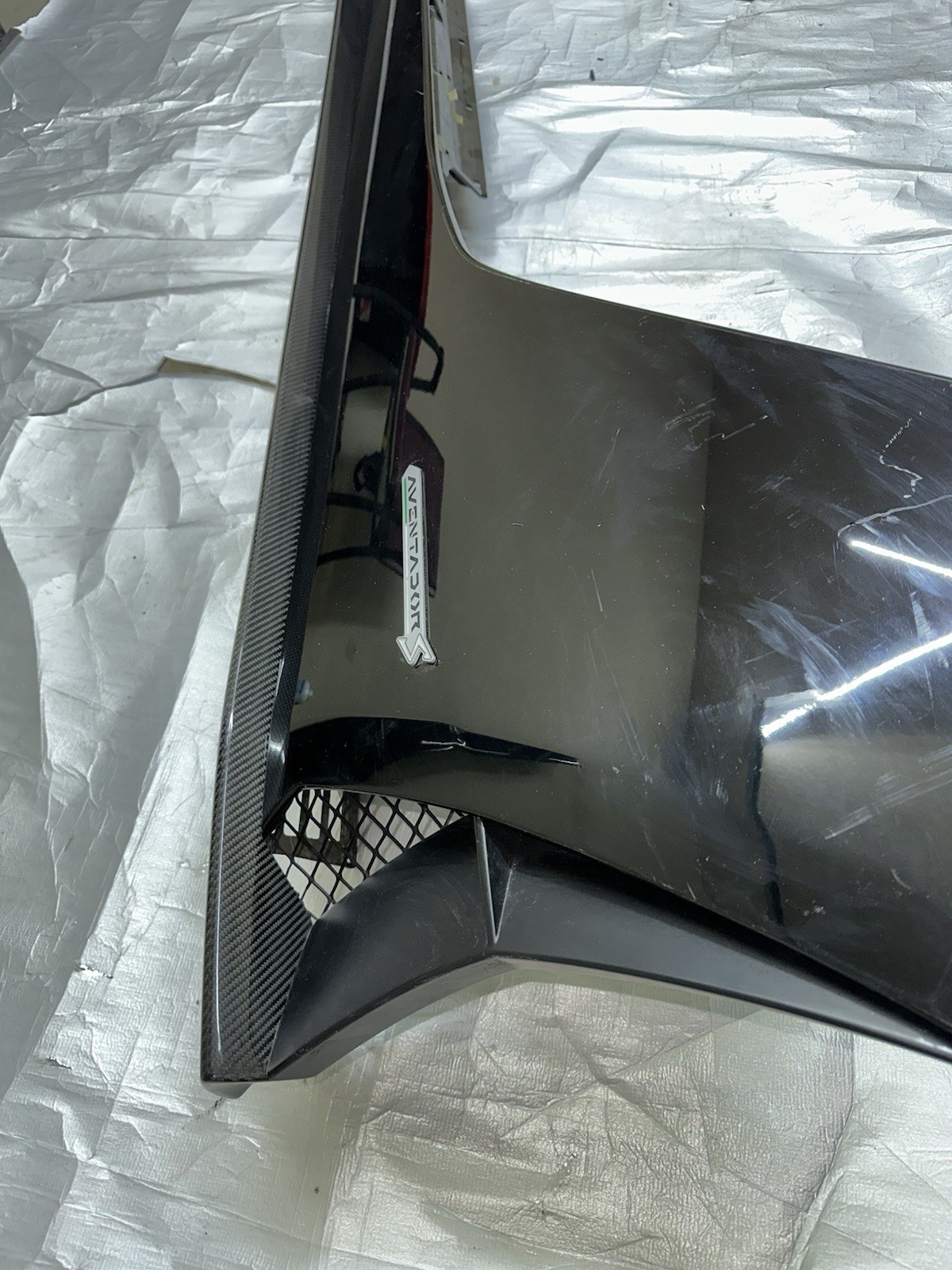 LAMBORGHINI AVENTADOR S LP740 ROCKER PANEL WITH CARBON FIBER SKIRTS LEFT SIDE