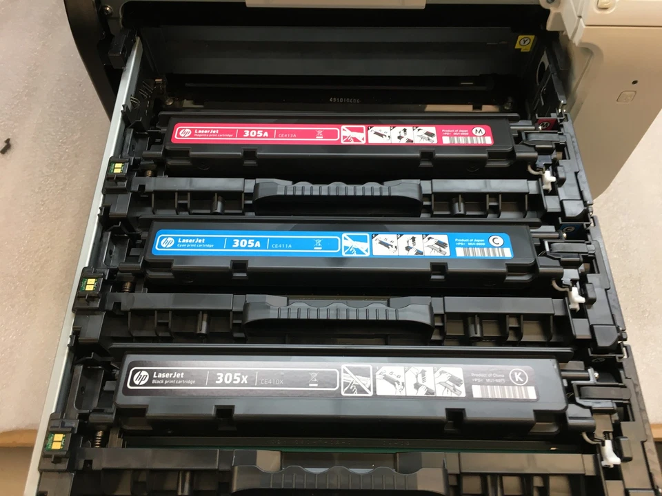 HP Laserjet 400 Color M451nw Workgroup Printer 7K pg ct - No Yellow Toner - Image 3 of 4