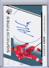 2022-23 SP Authentic #SOTT-AC Andrew Copp Sign of the Times