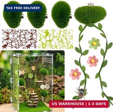 Jumping Spider Enclosure Decor Kit with Hide Habitat and Spider Platform Target