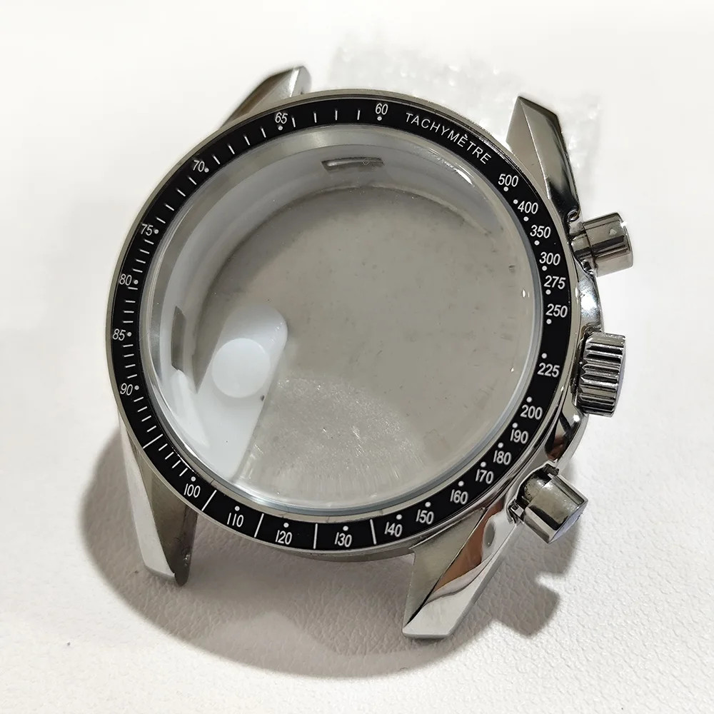 For VK63 Moon Watch 39.7MM Case Moon Pattern Back Chronograph