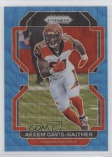 2021 Panini Prizm Blue Wave Prizm 56/199 Akeem Davis-Gaither #275 s3g