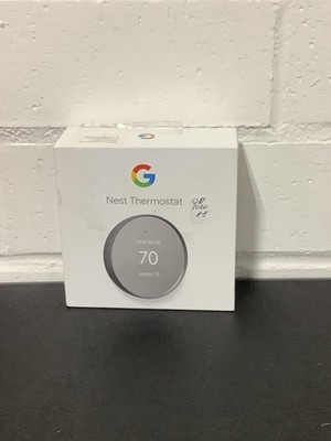 Google Nest 3rd Generation Learning Thermostat w/Base White