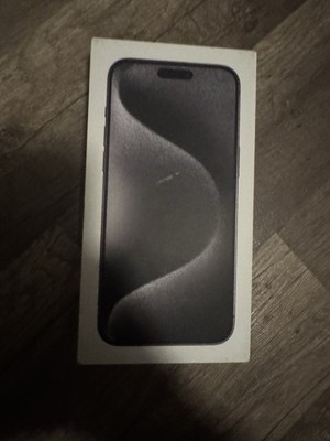 *Empty Box ONLY* Apple iPhone 15 Pro Max Black Titanium 256GB