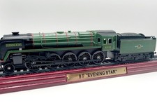 Vintage Evening Star Steam Locomotive Train Scale Model Railway Display Plinth