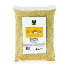 Pacific Organic Feed Millet - Rich with Fiber  Minerals - 5Lbs