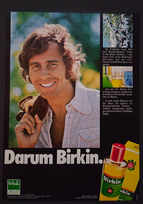 15. Birkin Haarwasser Dr. Dralle Werbeanzeige Werbung Reklame 1973
