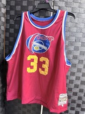 Rare Red Mitchell & Ness 1976-77 Hardwood Classics Jersey Denver  Thompson 33