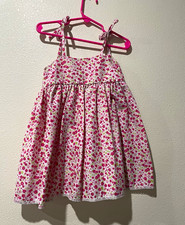 Handmade Girls 18/24m Sundress Knee Length Sleeveless Square Neck
