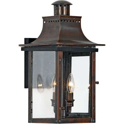 Quoizel CM8410AC Chalmers Outdoor Lantern in Copper - Picture 2 of 5