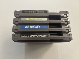 Lotto 4 giochi Nintendo NES - Hockey su Ghiaccio, Star Voyager, Galaga, Championship Bowling