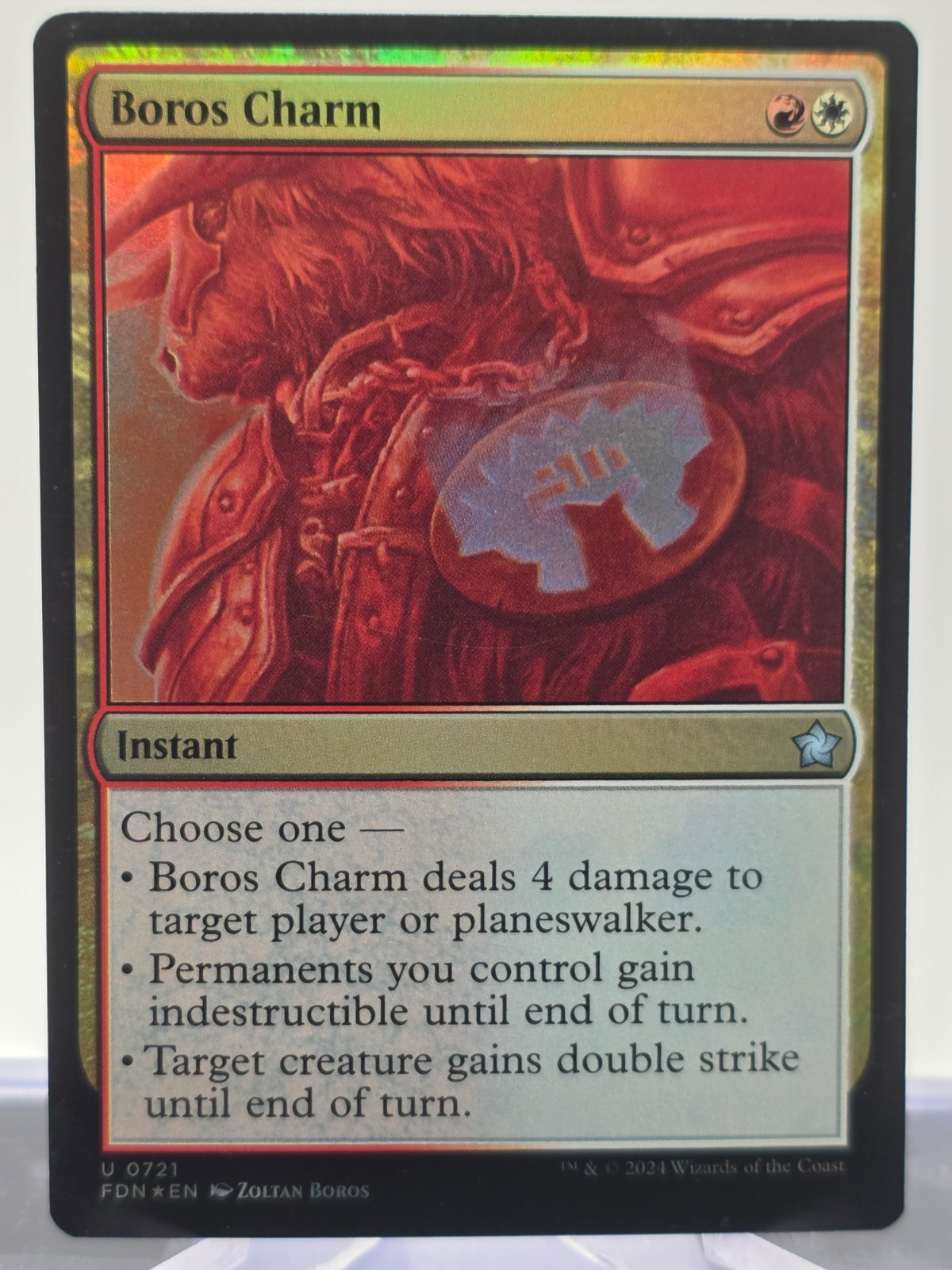 Boros Charm #721 Foundations Foil Uncommon