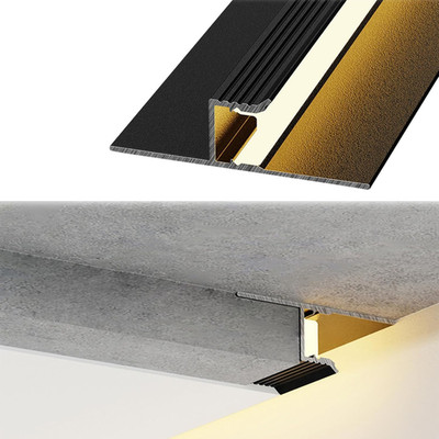 10 Pack LED Aluminum Channel Trim for Plaster Drywall with Milky Diffuser