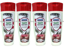  Lot 4  XtraCare Tahiti Body Wash with Coconut Long Lasting Scent 13 Oz Each