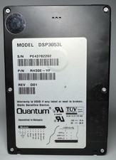 Vintage DEC DSP3053LS 512MB (Quantum OEM) 50-Pin SCSI 3.5" Hard Drive – Tested
