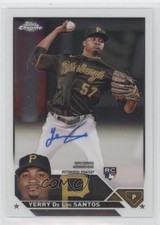 2023 Topps Chrome Update Auto Yerry De Los Santos #RA-YDS Auto 0r6k