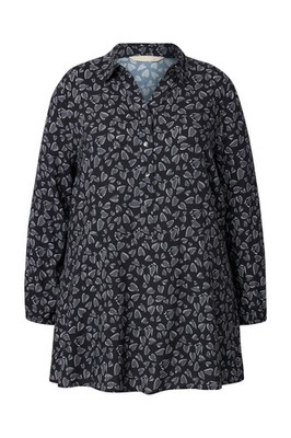 MIAMODA Damen große Größen Bluse A Linie Herz Muster 838783