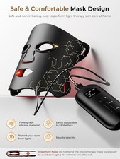 Women Ice-Cooling Red Light Therapy Mask 7 Colors - Near Infrared Light Therapy
