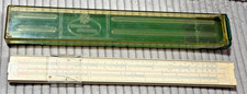 Rechenschieber Faber Castell 1/87 Rietz - Messschieber, Rechenstab mit Hülle