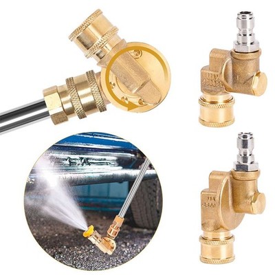 For Pressure Washer 1/4 '' Quick Connect Pivoting Coupler Rotating Nozzle