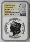 2024-S Morgan Dollar $1 Reverse PF 70 NGC Early Releases