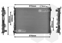 HeizköRper, KüHlung Motor 43002374 Van Wezel FüR Renault