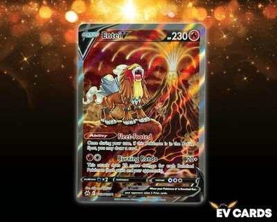Pokémon TCG - Entei V GG36/GG70 Crown Zenith Ultra Rare Alt Art