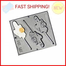 Candy Molds N More Halloween Ghost with Pumpkin Lollipop Candy Mold 911 (911A)