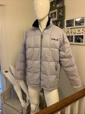 Ladies Fila Puffer Jacket Size 14 Lilac