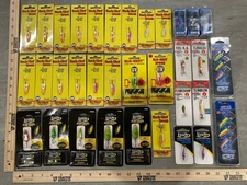 Lot of 38 Ice Fishing Spoons - Northland - Lindy - VMC - Clam - Mixed Styles