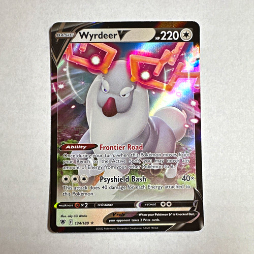 The Pokémon Company Wyrdeer V 134/189 Astral Radiance EN Ultra Rare Holo 220HP