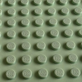 LEGO Light Green Baseplate Road 32x32 Angled Driveway Cobblestone 4478px3 6419 