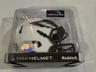 Devonta Smith Signed Philadelphia Eagles Lunar Eclipse Mini Helmet Beckett COA