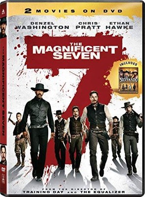 The MAGNIFICENT SEVEN / SILVERADO- 2 Movie DVD Set (Both Movies) Denzel W - GOOD